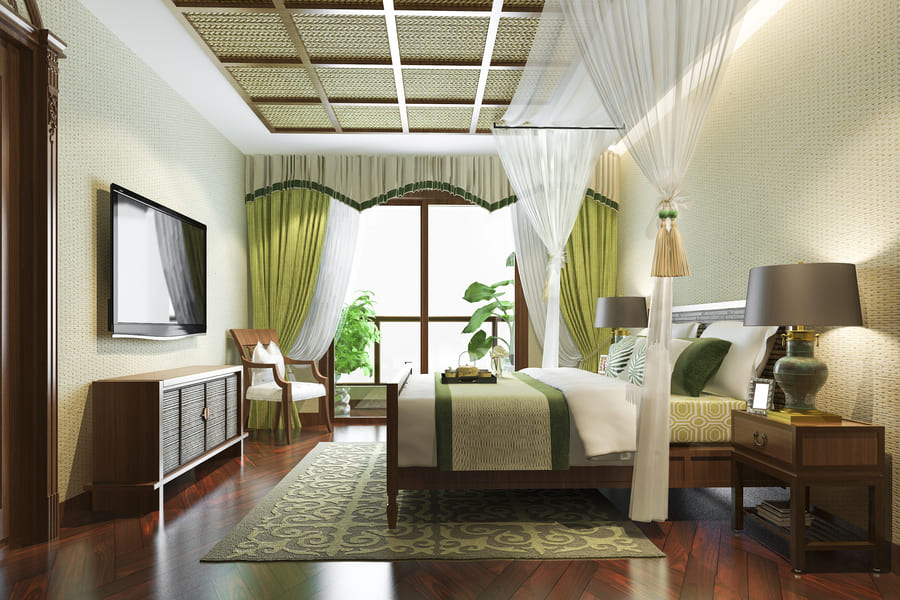 Hotel de lujo en China con decoración minimalista